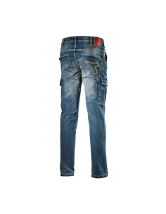 Pantaloni de lucru din denim cu multiple buzunare, Diadora Pant Cargo Stone 2