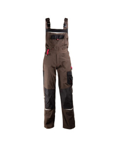 Pantaloni cu pieptar, cu buzunare multifuncționale, 270 g/mp, Prisma Bib