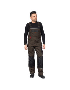 Pantaloni cu pieptar, cu buzunare multifuncționale, 270 g/mp, Prisma Bib 2