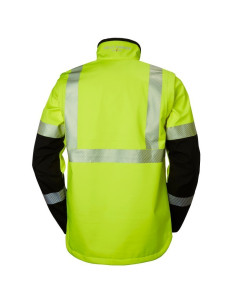 Jacheta reflectorizanta Helly Hansen ICU Softshell, HVC2, 3, galben/negru 2