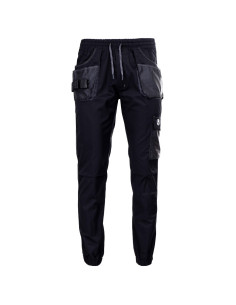 Pantaloni de lucru flexibili și confortabili, pentru bărbați, Revolt Sport, Black, 240 g/mp