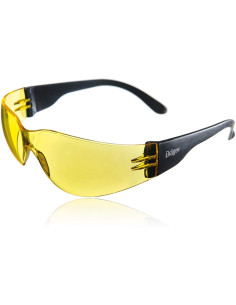Ochelari de protecție Dräger X-pect 8312, cu brațe laterale, lentilă galbenă