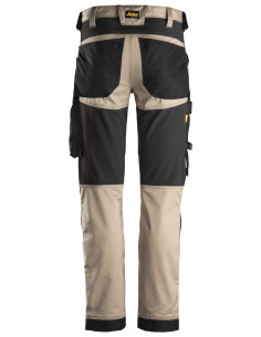Pantaloni de lucru, stretch, Snickers Workwear, AllroundWork, 6341, Khaki/Black 2