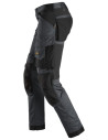 Pantaloni de lucru, stretch, Snickers Workwear, AllroundWork, 6341, Steel Grey/Black