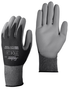 Mănuși de protecție, imersate în poliuretan, Precision Flex Light, Snickers Workwear, 9321
