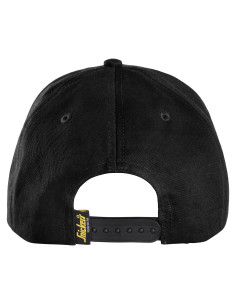 Șapcă reglabilă unisex, 100% bumbac, 340 g/mp, Snickers Workwear AllroundWork, 9079, Black 2