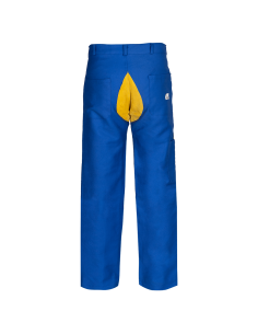 Pantaloni de lucru pentru sudura, bumbac + piele, 240 g/mp, Zava Pro 2