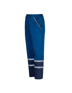 Collins Royal Blue, pantaloni de lucru de vara, dungi reflectorizante 2