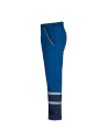 Pantaloni de lucru de vară, cu dungi reflectorizante, 100% bumbac, Collins Royal Blue