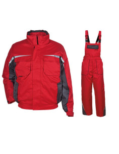 Costum de lucru vătuit pentru iarnă, Kastor Red